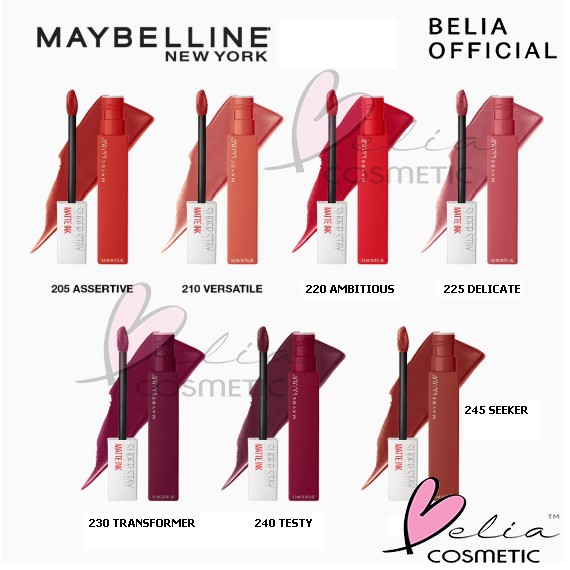 ❤ BELIA ❤ (Part 2) CITY | Rogue Reds Edition Super Stay Matte Ink Maybelline Superstay Lip cream