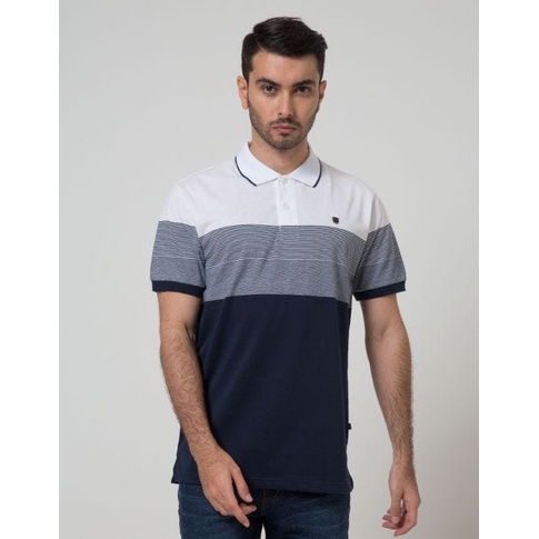 S-KAOS KERAH/KAOS POLO PRIA/N3VAD4/MOTIF/2021/NAVY
