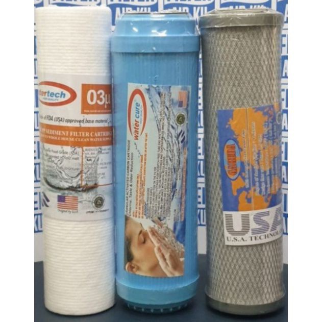 Paket Filter Air RO (Refill Untuk Housing RO 10 Inch)