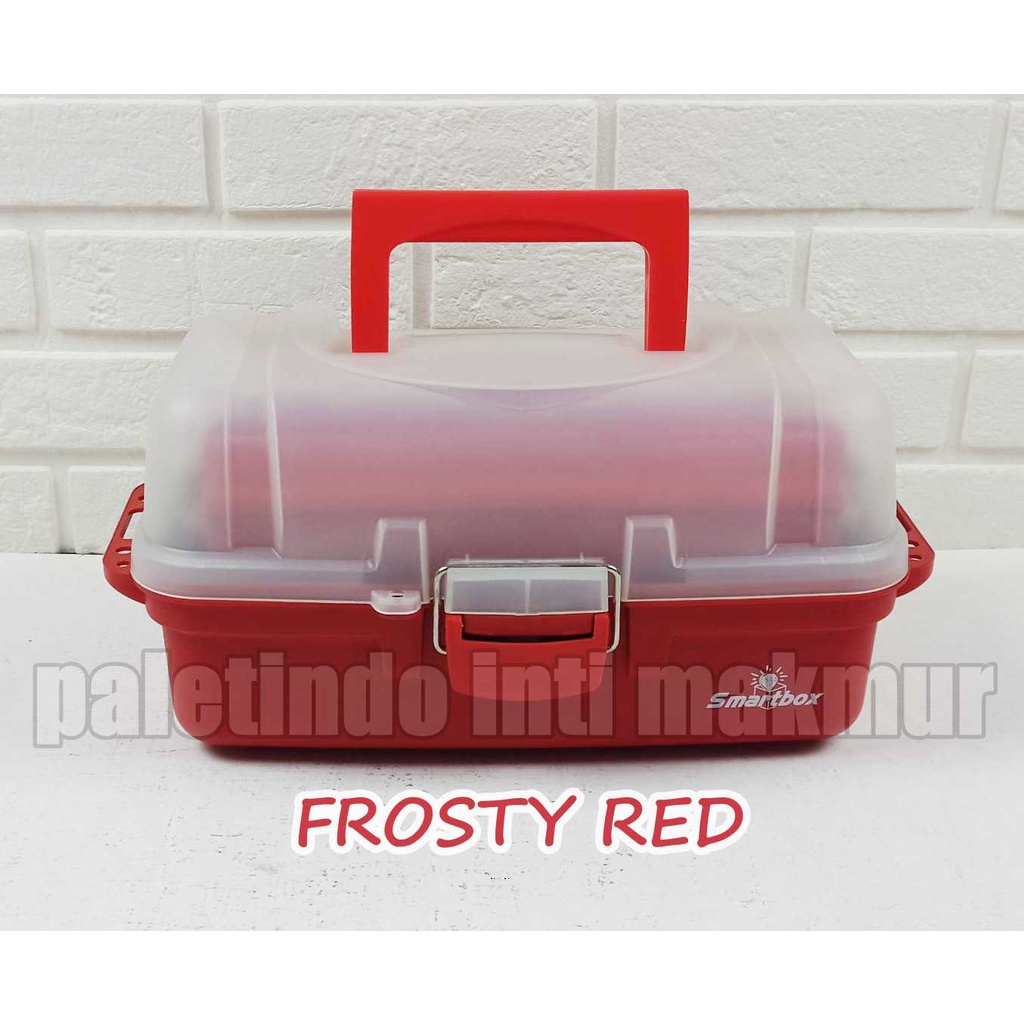 Kotak Pancing 3 Layer MT 300 - Free SS 400-FROSTY RED