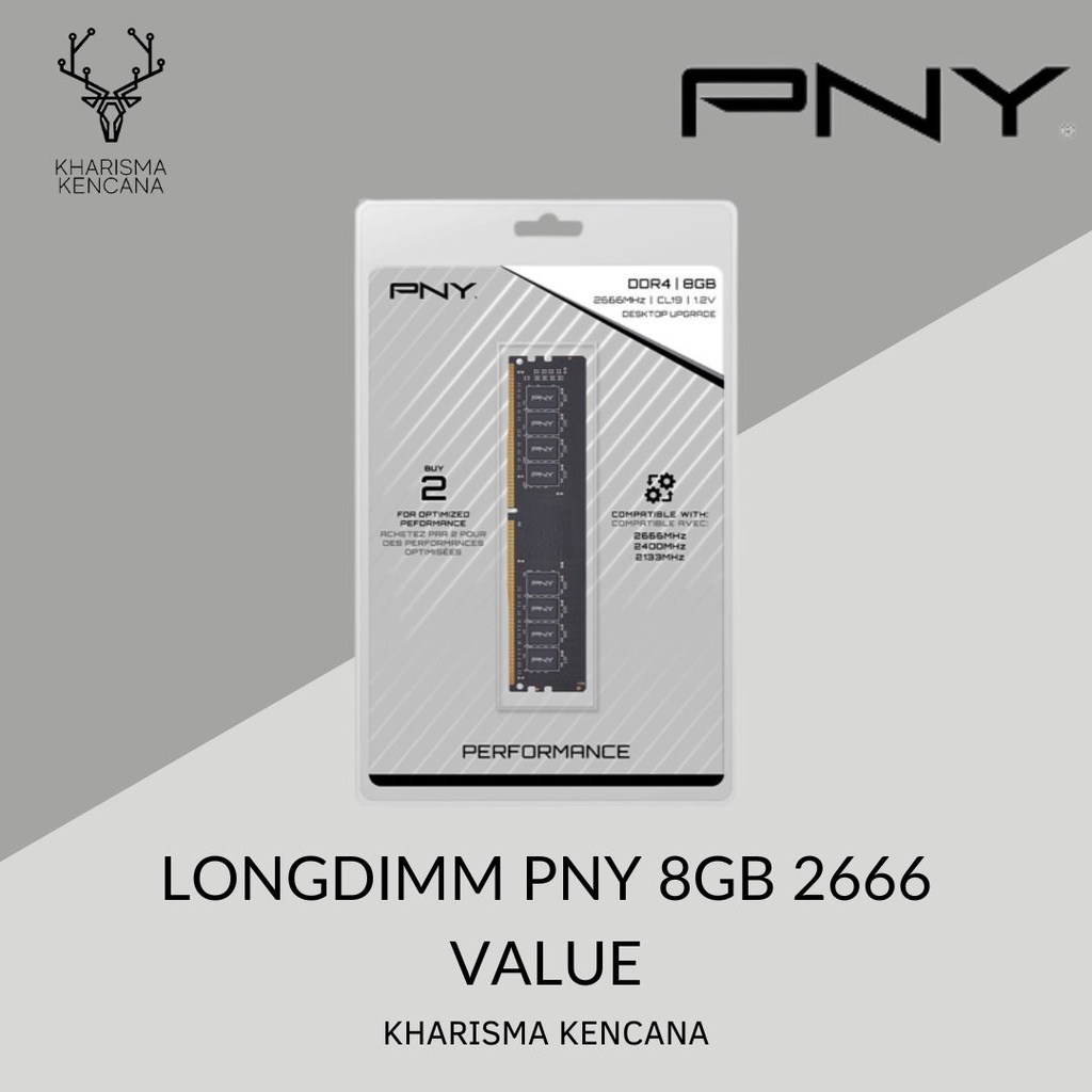 LONGDIMM PNY 8GB 2666MHz VALUE