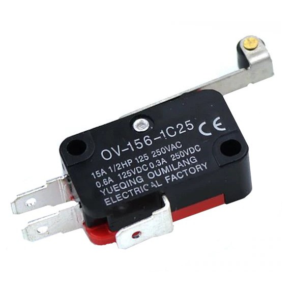 Mini Limit Switch Omron Saklar Micro Miniature Tuas Gagang Roda