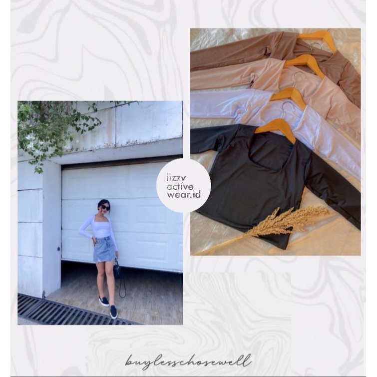 Jersey long square top
