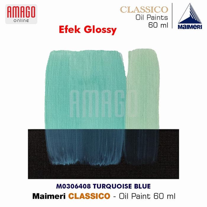 MAIMERI CLASSICO - OIL PAINT - TURQUOISE BLUE - 60ML - M0306408