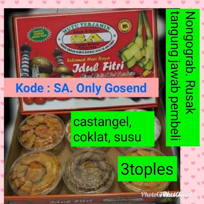 

paket kue lebaran kue kering homemade