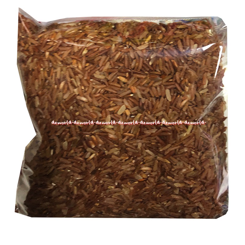 Okey Beras Merah Tumbuk 500gr Red Rice Rendah Gula Oke Okay Cocok Untuk Diabetes Diabet