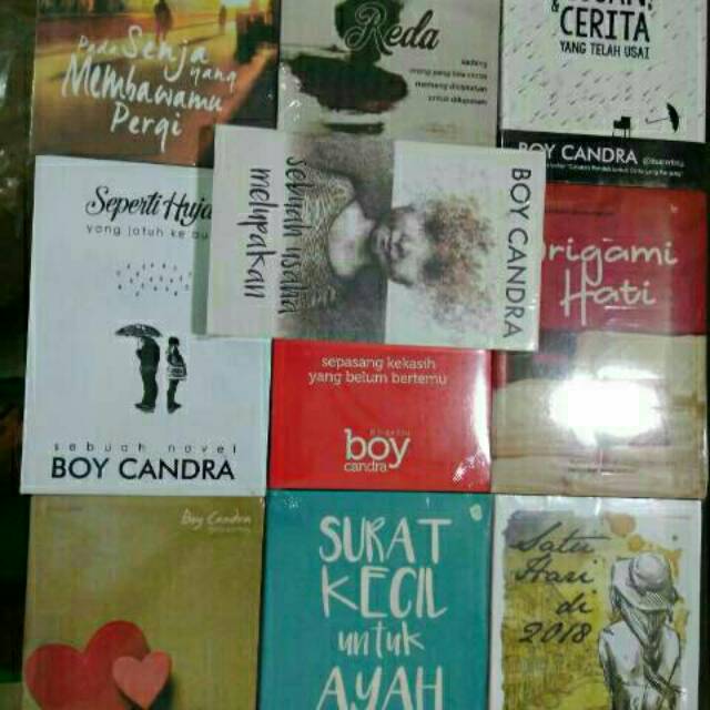 Paket Novel Best Seller Karya Boy Candra Isi 5 Buku