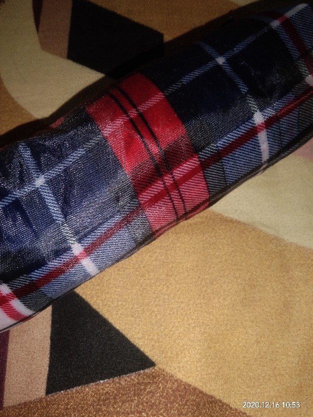 Payung Lipat Tiga  Motif Kotak Mewah Dan Kuat Mewah