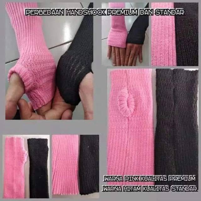 Handsock/Manset Tangan Lengan Rajut Semi Premium Panjang