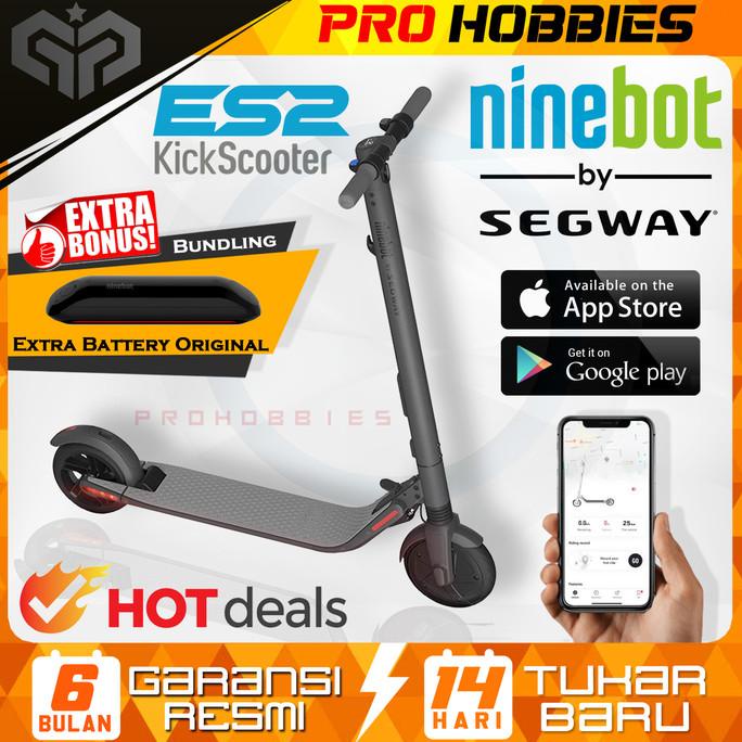 Segway Ninebot ES2 Electric Scooter With LED Display Skuter Listrik