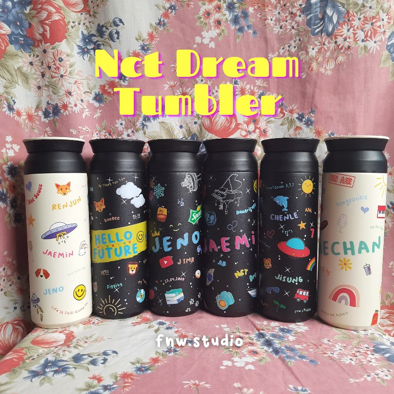 Twin Digital Tumbler Custom Botol Minum Tumbler Termos 500ml - Tumbler Japan Print