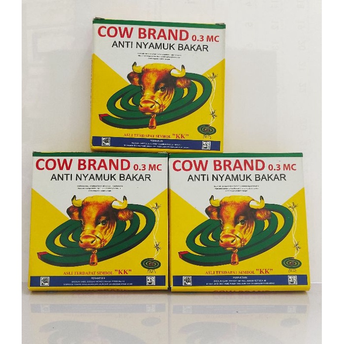 obat nyamuk bakar kingkong/jumbo/cow brand isi 5pcs