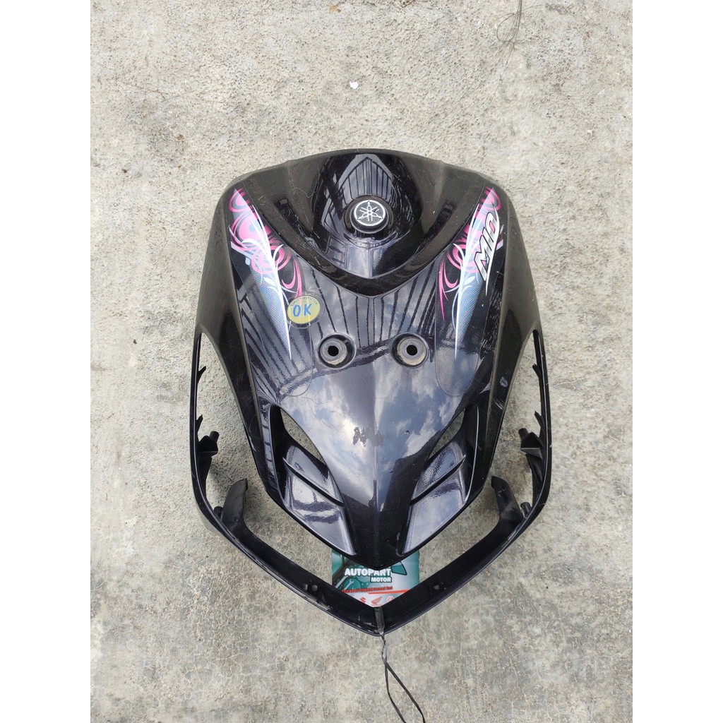 Cover Tameng Dada dasi depan Yamaha Mio sporty smile original hitam murah