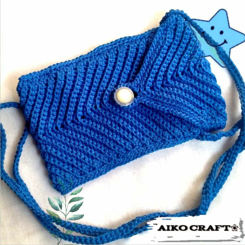 Tas Hp Rajut/ Tas Selempang Rajut