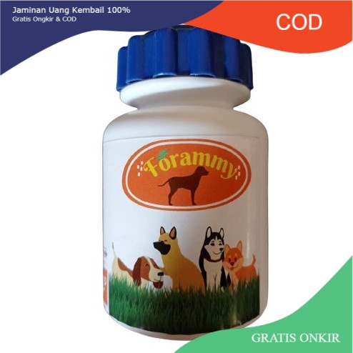 VITAMIN PENUMBUH BULU RONTOK OBAT PENYAKIT ANJING  BULU ANJING NAFSU MAKAN OBAT ANJING FORAMMY Murah
