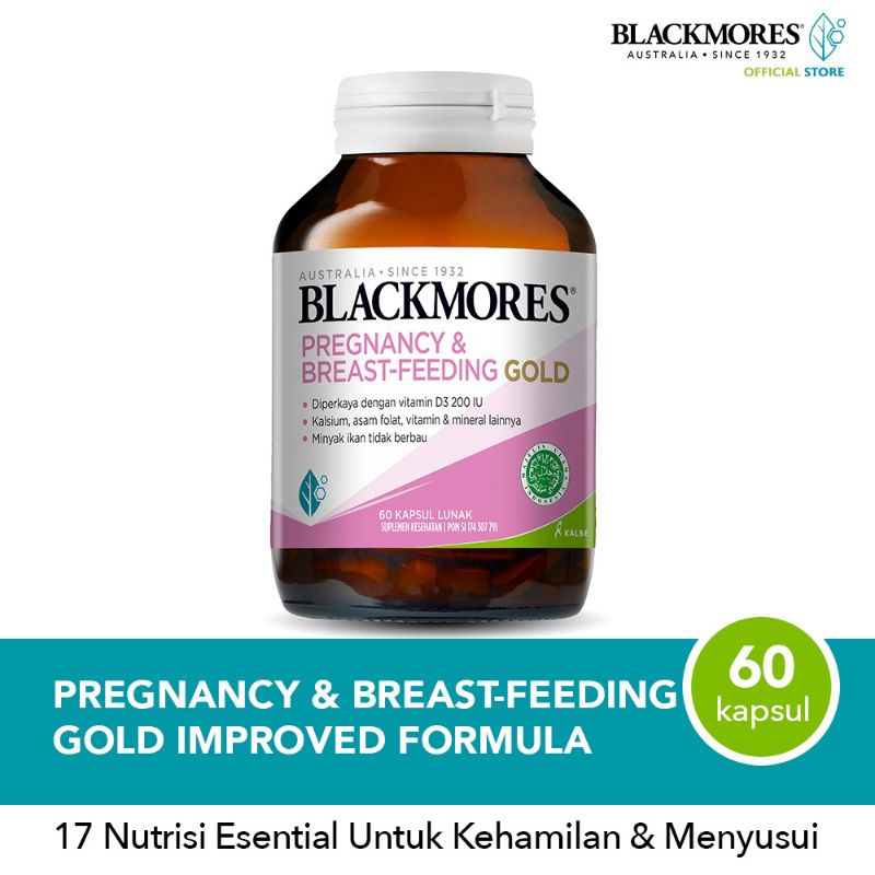 Blackmores pregnancy &amp; breast feeding isi (60)/ NUTRISI IBU HAMIL DAN MENYUSUI