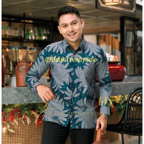 Hem  Kemeja Baju Batik Pria Cowok Laki Laki Slimfit Full Lapis Furing Lengan Panjang Lengan Pendek Original Asli Batik Jumanta Solo Laweyan Size S M L Xl XXL Bahan Katun Premium  945