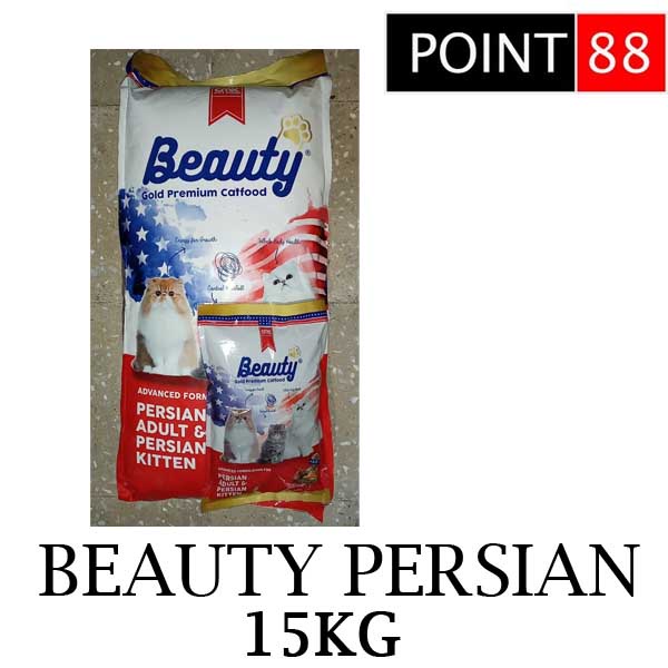 Beauty Gold Premium Persian Kitten &amp; Adult 15Kg (Grab/Gosend)