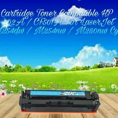 Toner Cartridge Compatible HP 202A M254 M254dw M280 M280nw M281 M281dw M281fdw M281cdw CF501A Cyan