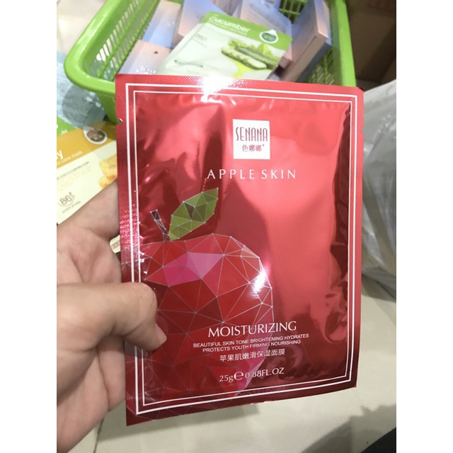 SENANA Masker Wajah Apple Skin Mask Sheet Girlsneed77