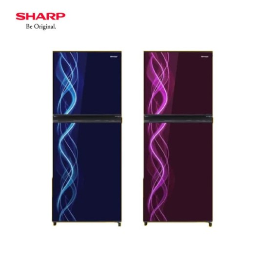 SHARP Kulkas 2 Pintu 172 Liter SJ-197ND VP/VB Aurora Series GARANSI