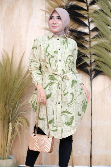 Tunik Cantik kancing depan