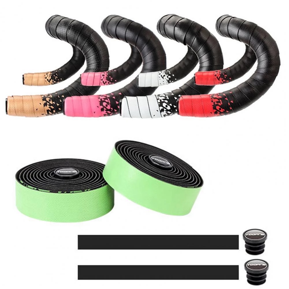 Tape Pembungkus Setang Sepeda Bahan Lembut Breathable Anti Slip Warna Gradasi