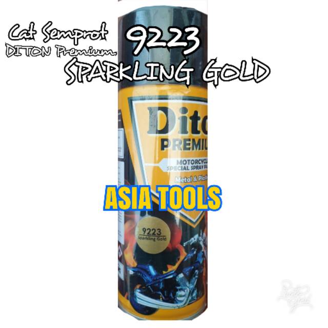 

Cat Semprot Diton Premium SPARKLING GOLD