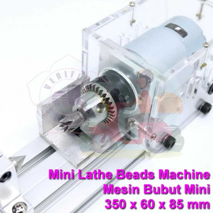 JN Mesin Bubut Mini Lathe Beads Machine DIY Kuat Akrilik Kayu MURAH