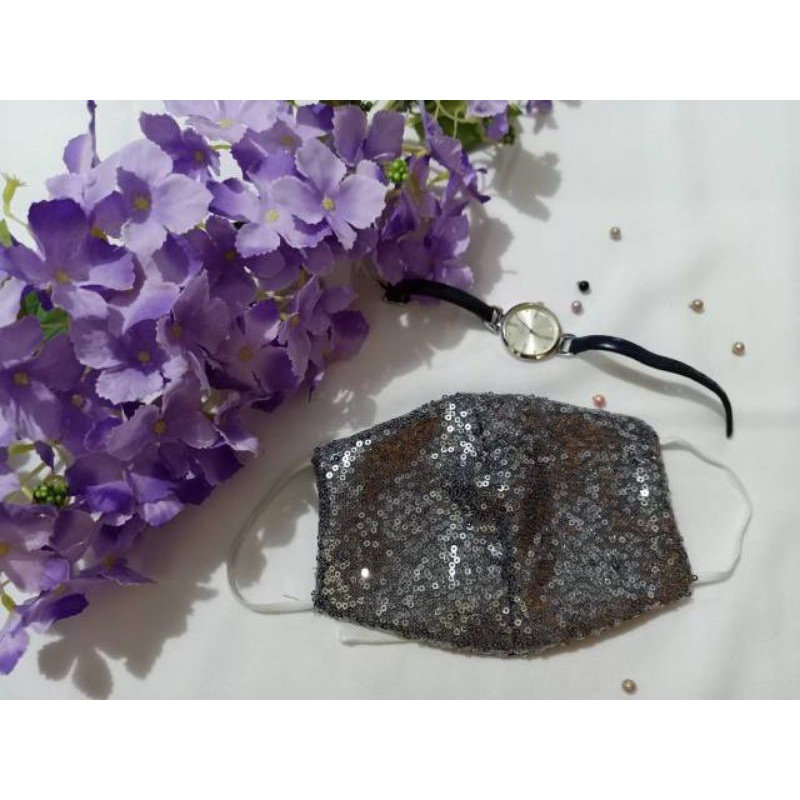 Masker sequin Payet 3 ply