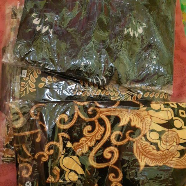 Batik Pria Lengan Panjang Batik Anak Hrb026 Motif Keratonan Kode 002 Size M L Xl Xxl Reguler Seller