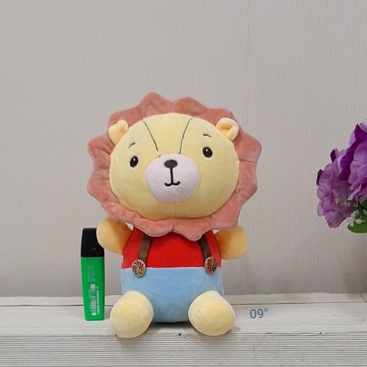 Boneka  Singa 23cm/09&quot;boneka Lion/boneka animal/boneka lucu/kado ultah