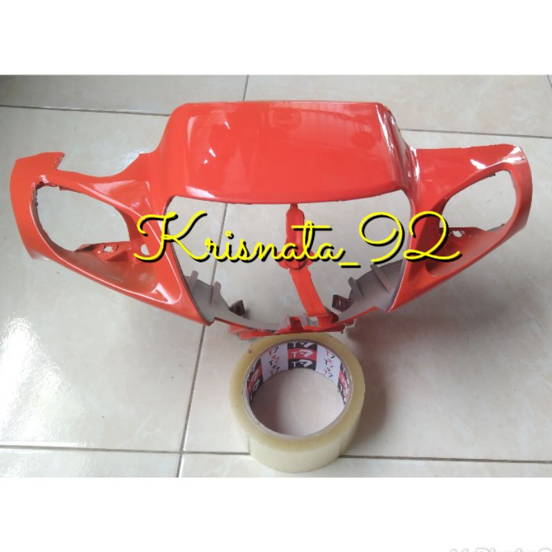 Batok kepala depan fiz r kopling warna Orange batok fiz r / vega r