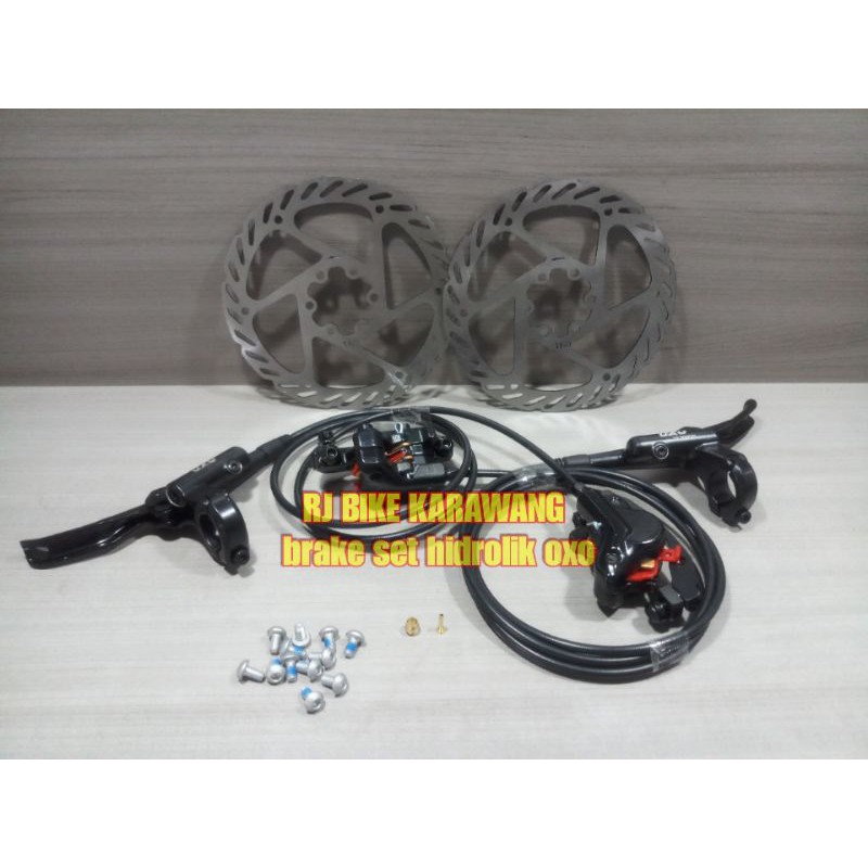 Brake Set Rem Hidrolik OXO M220 plus Rotor