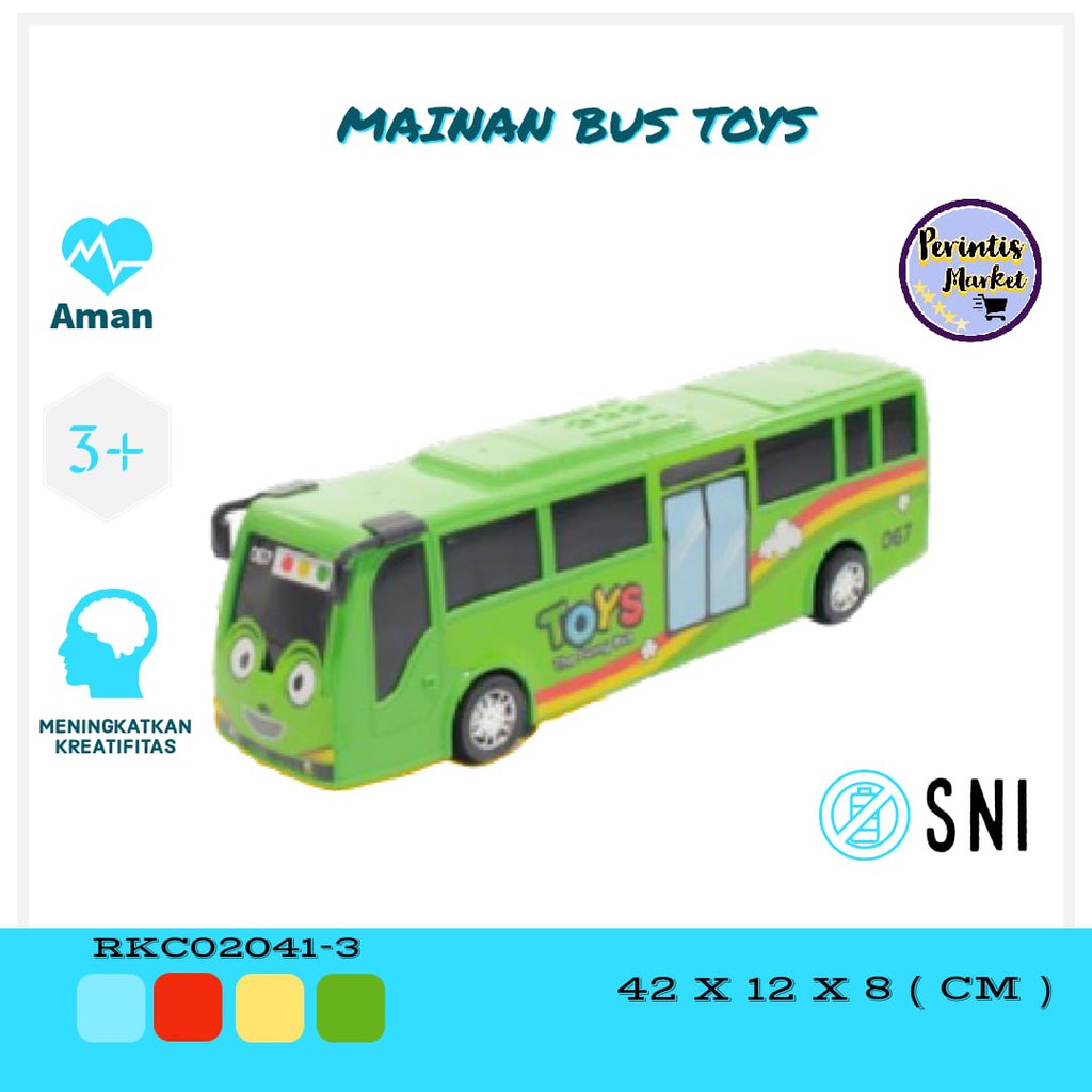 MOBIL TAYO PULL BACK - MAINAN BUS TAYO MURAH - MAINAN BUS TOYS