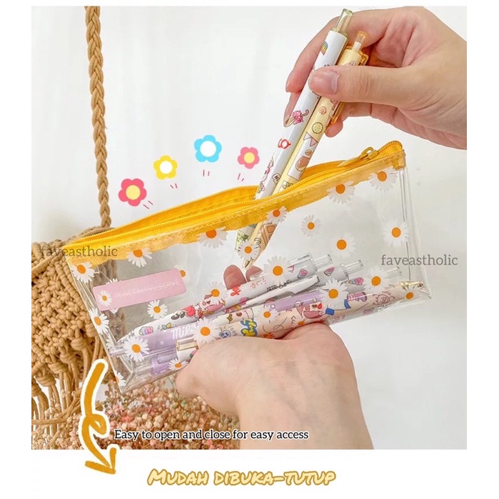 KOTAK PENSIL PVC BENING TRANSPARAN GLITTER TAHAN AIR TEMPAT ALAT TULIS SEKOLAH KOSMETIK MAKE UP KARAKTER KARTUN HEWAN LUCU UNIK VIRAL GAYA REMAJA CEWEK KOREA IMPOR MODEL KAWAII ANAK PEREMPUAN PLANET MURAH POUCH BESAR MEWAH ELEGAN BERUANG KELINCI ASTRONAUT