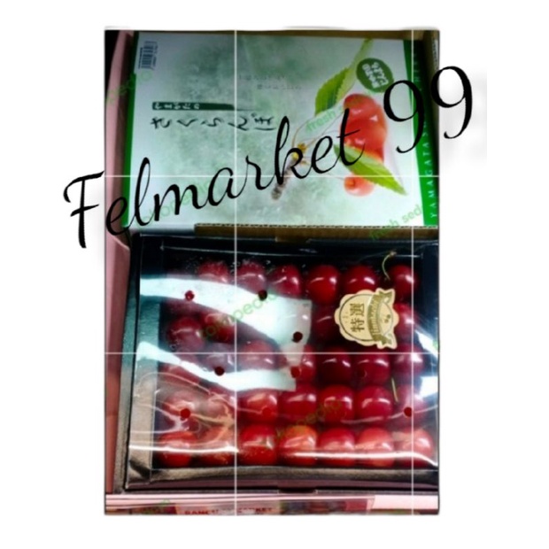 

cherry red sakura original jepang | buah ceri merah manis asli jepang | box