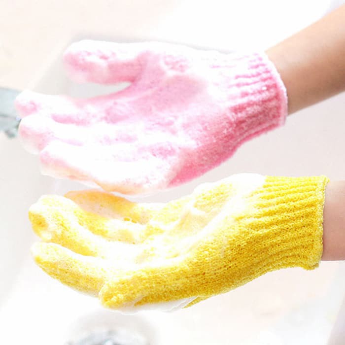 SARUNG TANGAN MANDI ANGKAT DAKI BODY SCRUBBER MASSAGE BATH GLOVE