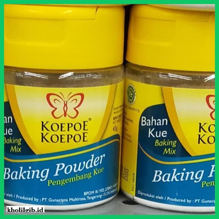 

Redwop-Gnikab- Koepoe Koepoe Baking Powder 45Gr -Hallall.