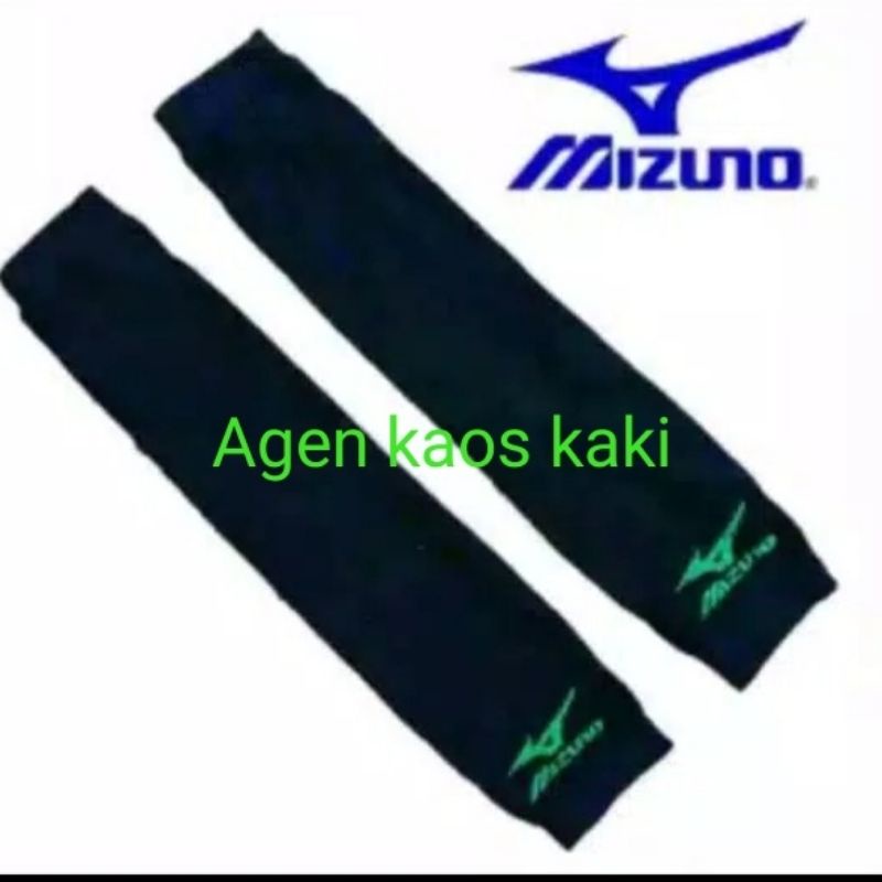 manset tangan Mizuno pria dan wanita dewasa bahan nilon super lembut