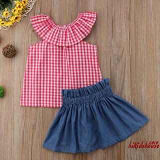 Iui hot Setelan Blus Ruffle Tanpa Lengan Celana  Pendek 