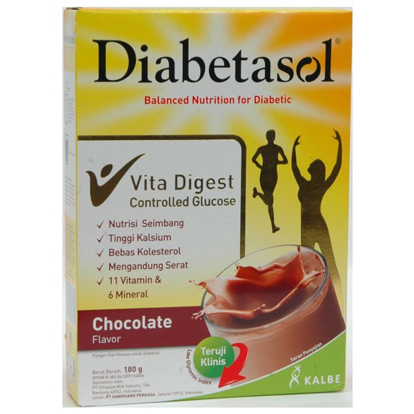 

Diabetasol Adult Milk Cho Box 180 Gr