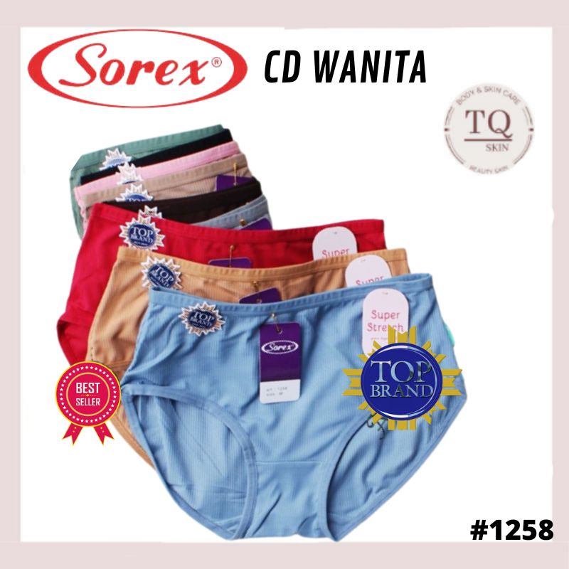 Celana Dalam Wanita sorex CD wanita Sorex 1258 celana pendek daleman bawahan underwear wanita sexy j