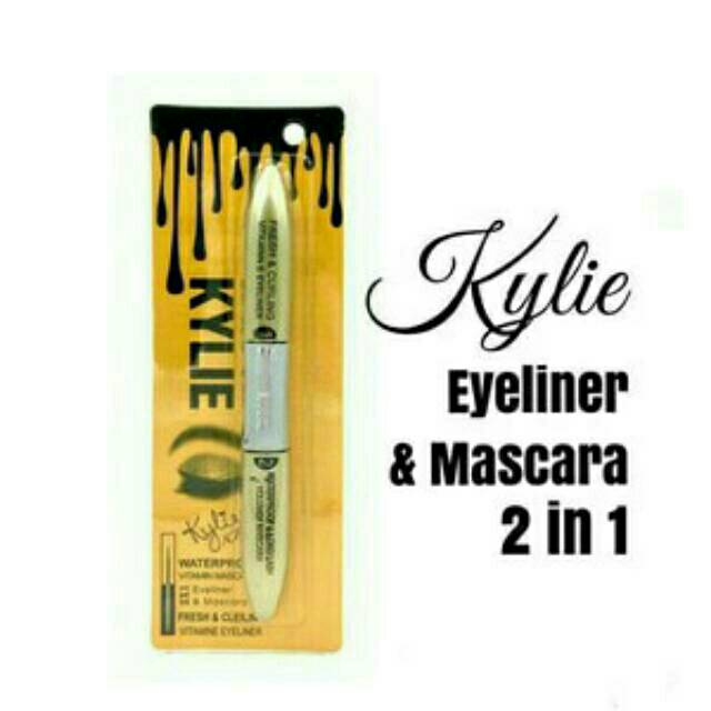 Maskara & Eyeliner 2in 1 ( maskara kylie )