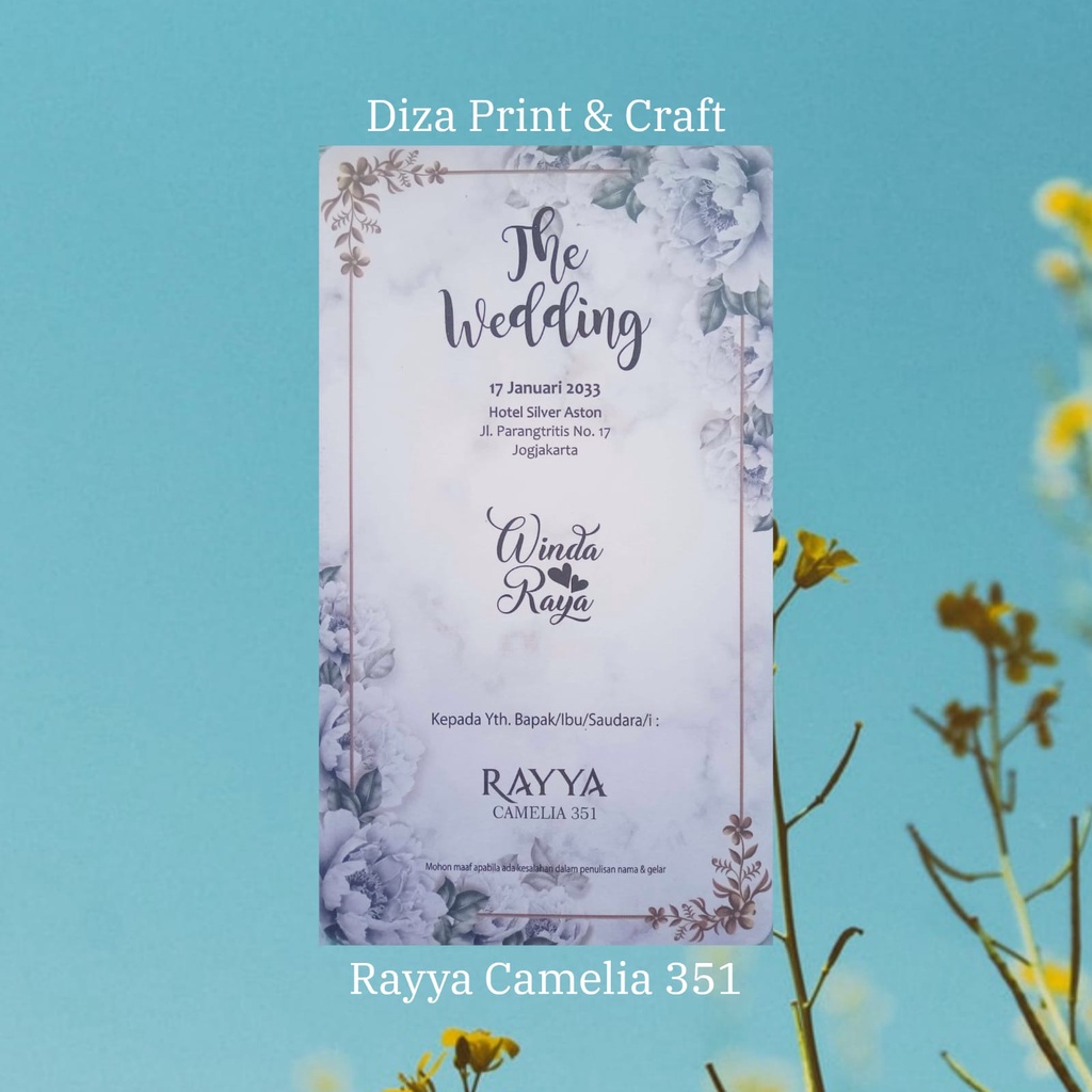 Undangan Nikah Murah Tema Rayya 351