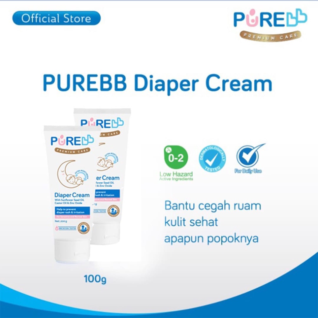 Diaper Cream / Krim Popok Bayi Pure Baby