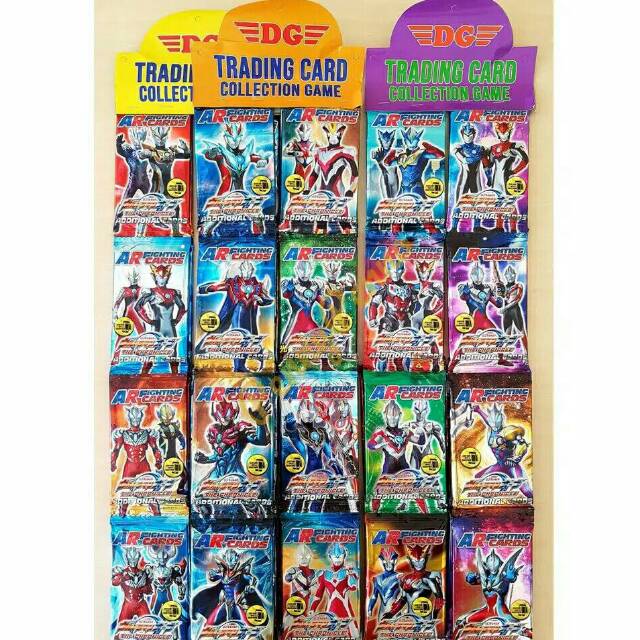 Mainan Kartu Trading Ultraman / Trading card Anime Naruto demon slayer Ultraman , Lol , Legend Hero