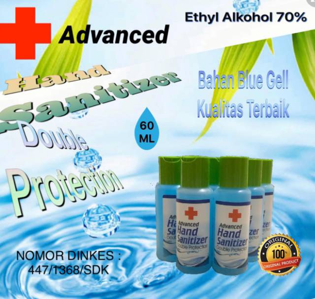 HAND SANITIZER ADVANCE &amp; SECRET CLEAN GEL &amp; CAIR 60ml &amp; 100ml ANTISEPTIK 70% ALKOHOL