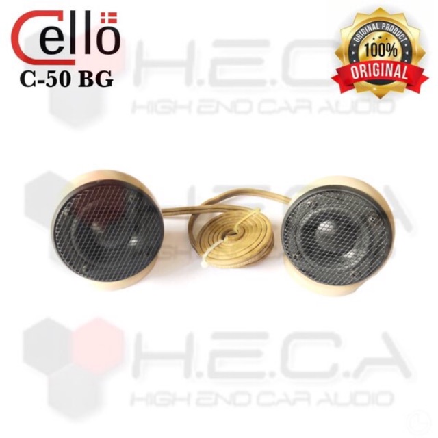 CELLO C-50 BG Tweeter Speaker C50 Full Range Audio Mobil Fullrange Dashboard