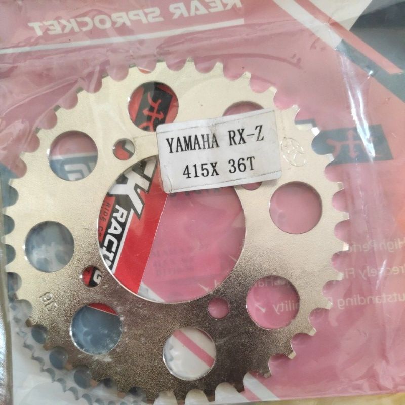 Gear Belakang SSS 415 28 30 31 32 33 34 35 36 37 38 39 40 41 RXZ RXKing Jupiter Vega MX FIZR-TKRacing 415-36